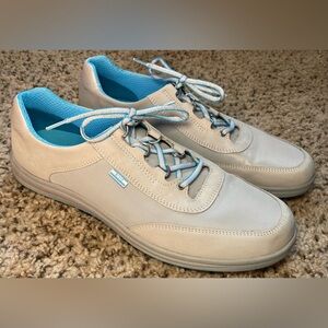 SAS Sporty Lux Sneakers Walking Shoes Leather silver/gray Women’s 12 S